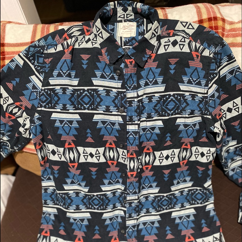 American Eagle Heritage men button down shirt